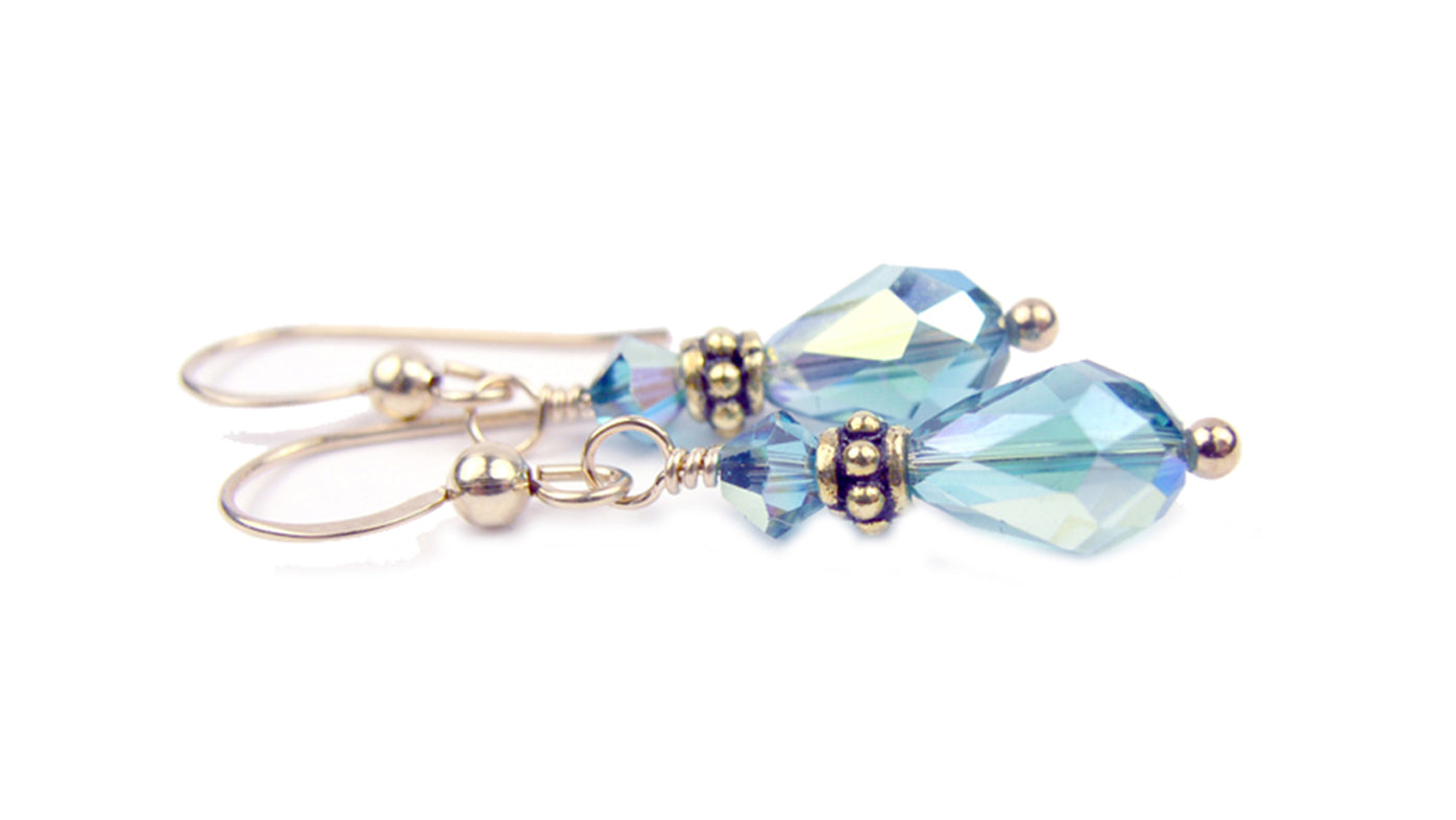 Genuine austrian deals crystal earrings