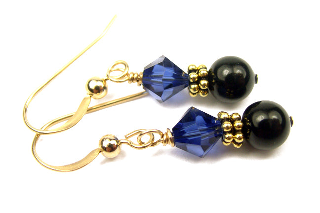 Sapphire newest Earrings - Sapphire Jewelry - September Birthstone - Blue Gemstone Jewelry - Sapphire Drop