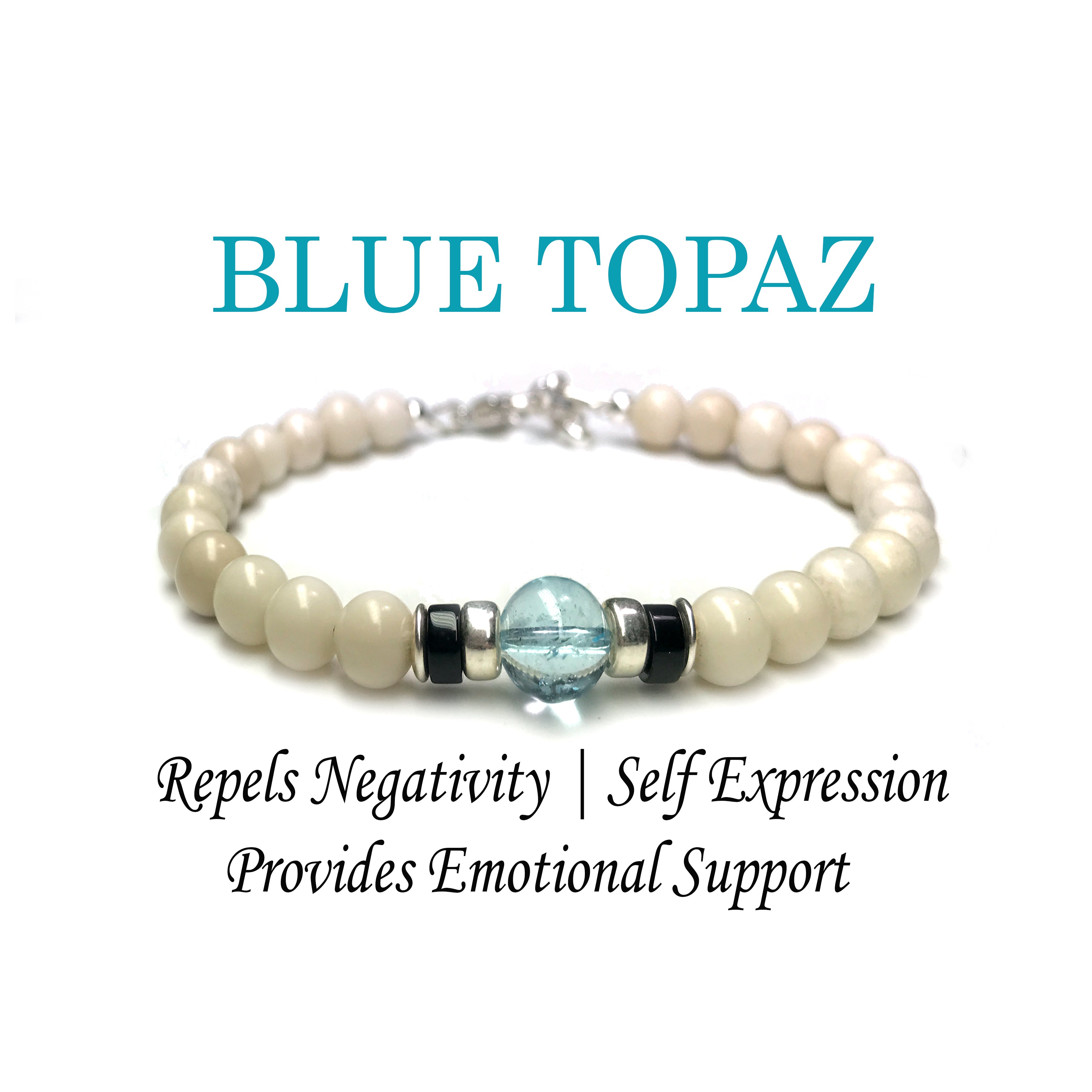 Topaz sales mens bracelet