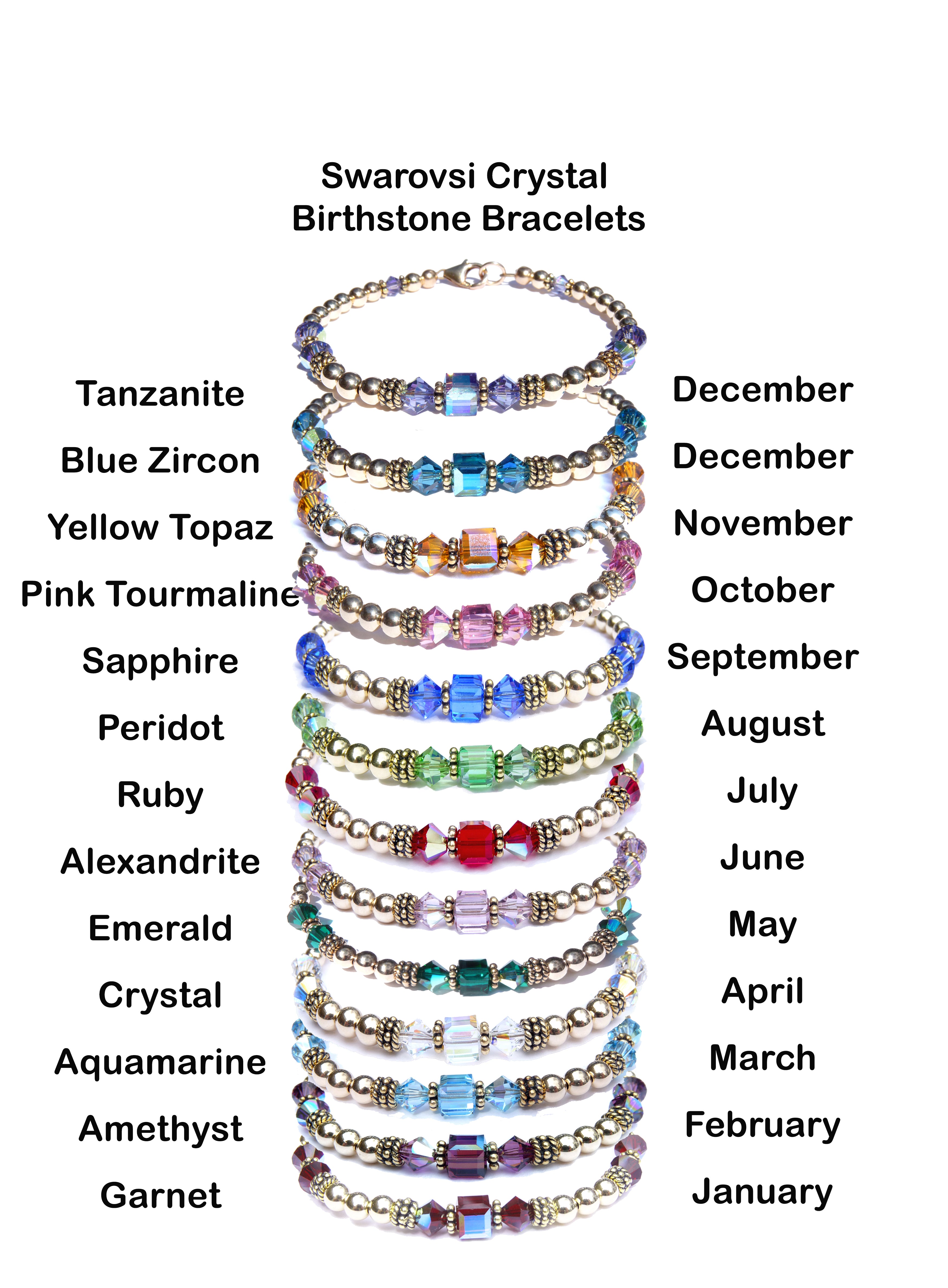 March Birthstone Aquamarine Long Seed Bead Stretch Bracelet 